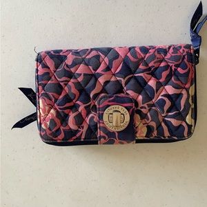 Vera Bradley Katalina pink turn lock wallet